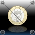 5 EVRO FINSKA 2015 "Animals of the Provinces - Tavastia" UNC